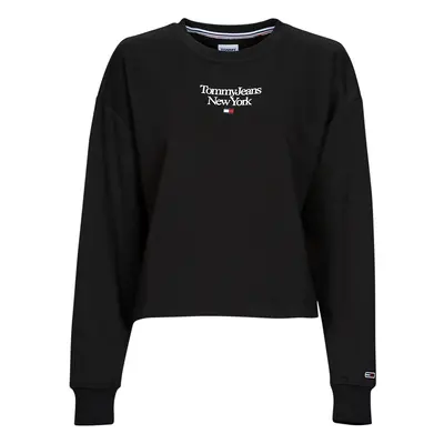 Tommy Jeans TJW BXY ESSENTIAL LOGO 1 CREW Černá