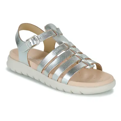 Geox J SANDAL SOLEIMA GIR Stříbrná