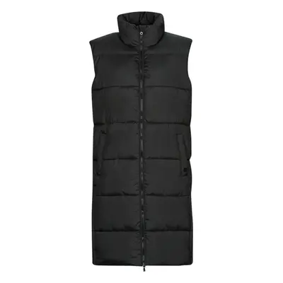 Superdry STUDIOS LONGLINE QUILTED GILET Černá