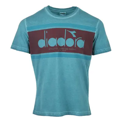 Diadora Tshirt Ss Spectra Used Modrá