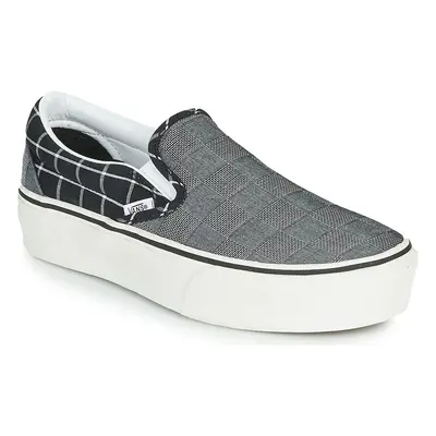 Vans CLASSIC SLIP-ON PLATFORM Šedá