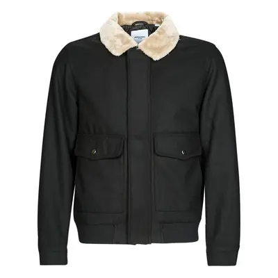 Jack & Jones JJTOM WOOL BOMBER Černá