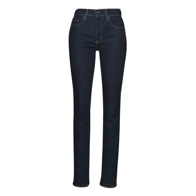 Levis 724 HIGH RISE STRAIGHT Tmavě modrá