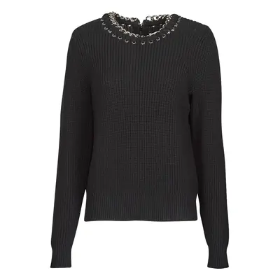 MICHAEL Michael Kors CHAIN NK SWEATER Černá