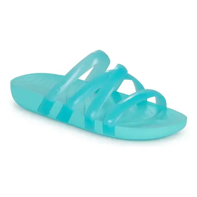 Crocs CrocsSplashGlossyStrappy Modrá