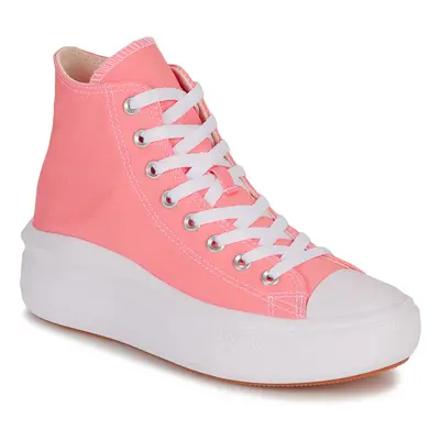 Converse CHUCK TAYLOR ALL STAR MOVE PLATFORM SEASONAL COLOR-LAWN FLAMINGO Růžová