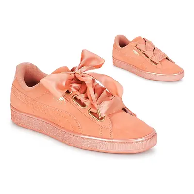 Puma WN SUEDE HEART SATIN.DUSTY Oranžová