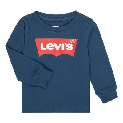 Levis BATWING TEE LS Tmavě modrá