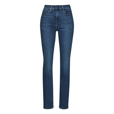 Levis 724 HIGH RISE STRAIGHT Tmavě modrá