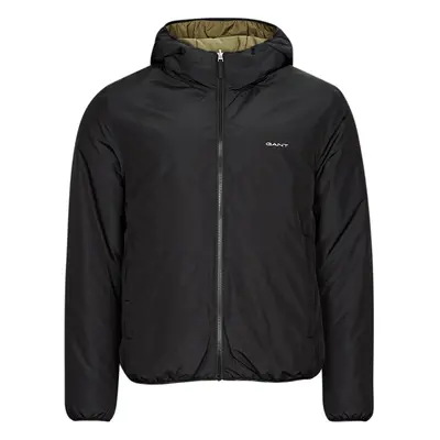 Gant REVERSIBLE HOODED JACKET Černá