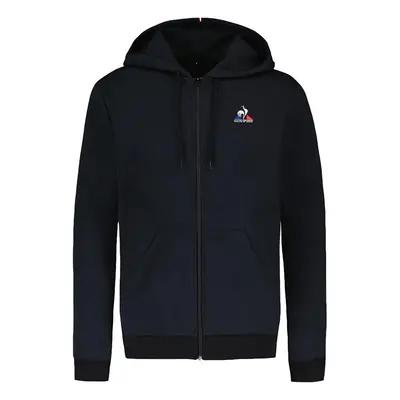 Le Coq Sportif Essentiels Full Zip Hoody Černá