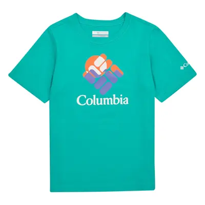 Columbia Valley Creek Short Sleeve Graphic Shirt Modrá