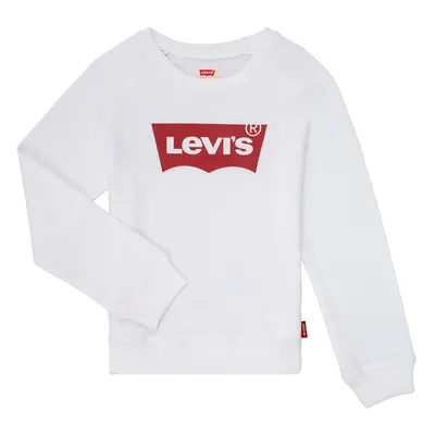 Levis KEY ITEM LOGO CREW Bílá