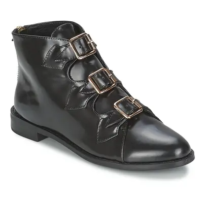 F-Troupe Triple Buckle Boot Černá