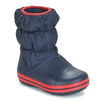 Crocs WINTER PUFF BOOT KIDS Modrá