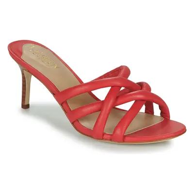 Lauren Ralph Lauren LILIANA-SANDALS-HEEL SANDAL Červená