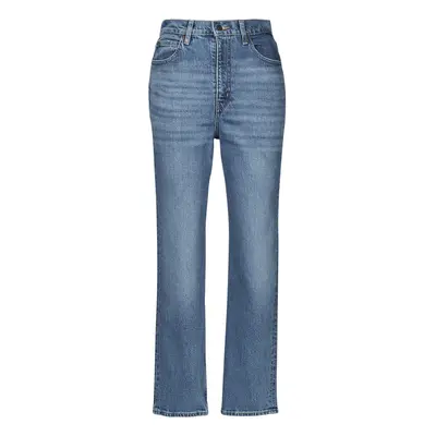 Levis 70S HIGH SLIM STRAIGHT Modrá