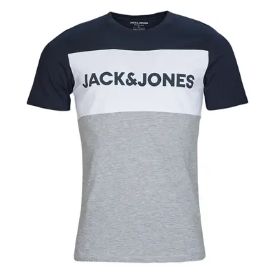 Jack & Jones JJELOGO BLOCKING TEE ruznobarevne