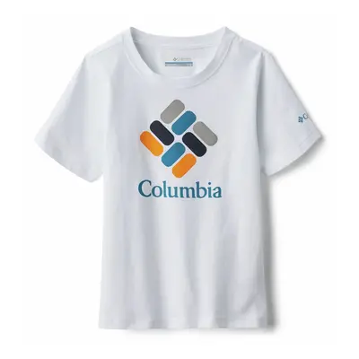 Columbia VALLEY CREEK SS GRAPHIC SHIRT Bílá