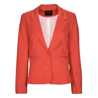 Vero Moda VMLUCCA LS SLIM JERSEY BLAZER NOOS Oranžová