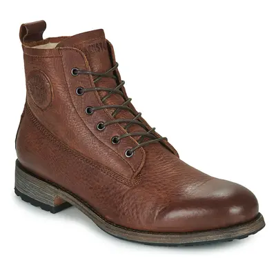 Blackstone MID LACE UP BOOT FUR Hnědá