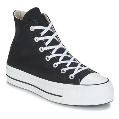 Converse CHUCK TAYLOR ALL STAR LIFT CANVAS HI Černá