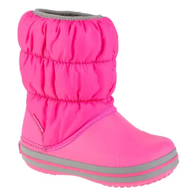 Crocs Winter Puff Boot Kids Růžová