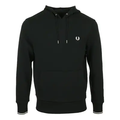 Fred Perry Tipped Hooded Sweatshirt Černá