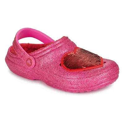 Crocs CLASSIC LINED VALENTINES DAY CLOG Růžová