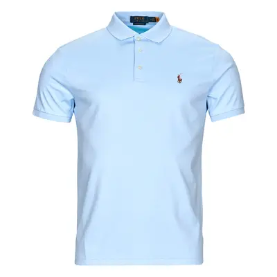 Polo Ralph Lauren POLO COUPE DROITE EN PIMA COTON Modrá