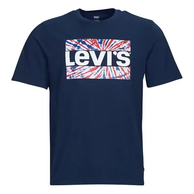 Levis SS RELAXED FIT TEE Tmavě modrá