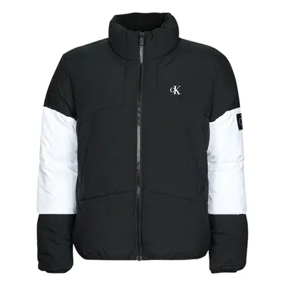 Calvin Klein Jeans NON-DOWN COLORBLOCK PUFFER Černá