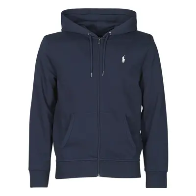 Polo Ralph Lauren SWEATSHIRT A CAPUCHE ZIPPE EN JOGGING DOUBLE KNIT TECH LOGO PONY Tmavě modrá