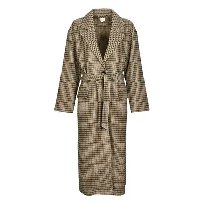 Only ONLLIPA L/S LONG BELT CHECK COAT CC PNT Černá