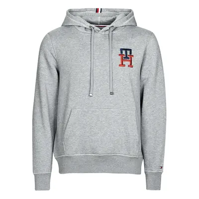 Tommy Hilfiger ESSENTIAL MONOGRAM HOODY Šedá