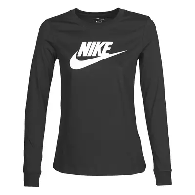 Nike W NSW TEE ESSNTL LS ICON FTR Černá