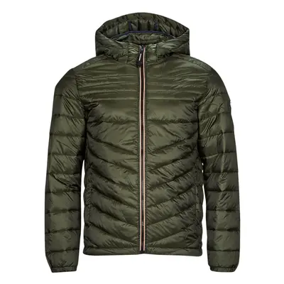 Jack & Jones JJEHERO PUFFER HOOD Khaki