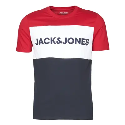 Jack & Jones JJELOGO BLOCKING Červená