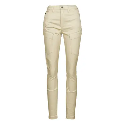 G-Star Raw HIGH G-SHAPE CARGO SKINNY PANT WMN Béžová