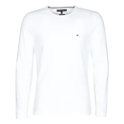 Tommy Hilfiger STRETCH SLIM FIT LONG SLEEVE TEE Bílá