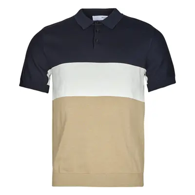 Selected SLHMATTIS SS KNIT BLOCK POLO B ruznobarevne