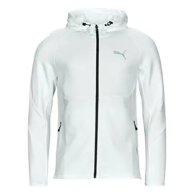 Puma EVOSTRIPE FULL ZIP HOODIE Bílá