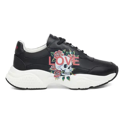 Ed Hardy Insert runner-love black/white Černá