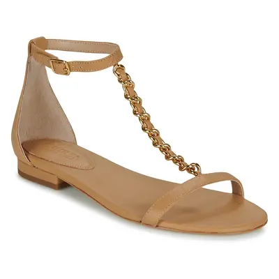 Lauren Ralph Lauren ELISE-SANDALS-FLAT SANDAL Béžová