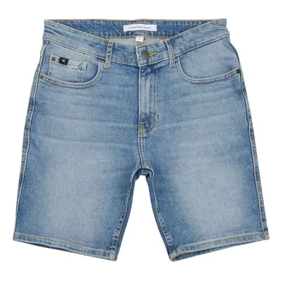 Calvin Klein Jeans REG SHORT MID BLUE Modrá