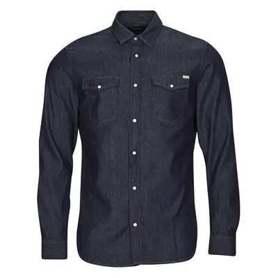 Jack & Jones JJESHERIDAN SHIRT L/S Modrá