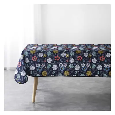 Douceur d intérieur NAPPE RECTANGLE 150 x 240 CM POLYESTER IMPRIME LILY BLEU Modrá