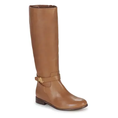 Lauren Ralph Lauren BRITTANEY-BOOTS-TALL BOOT Hnědá