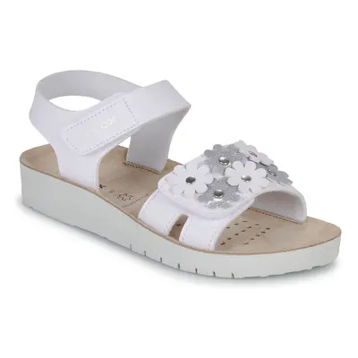 Geox J SANDAL COSTAREI GI Bílá