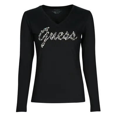 Guess LS VN BONITA TEE Černá